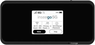 Inseego MiFi M2100 | Verizon 5G Ultra Wideband Network / 4G LTE | Connects up to 30 Devices via WiFi | Sleek and Compact Hotspot (Renewed)
