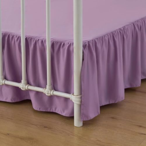 xuan dian Bed Skirt Full Size Ruffled Bed Skirts with Split Corners