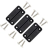 NeverBreak Parts - 3 Pack Black Igloo Cooler Hinges Replacement with Screws | High Strength Cooler Replacement Parts | Parts kit for ice chests