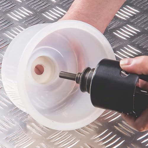 DB2 DEBRIS/DUST COLLECTOR 202MM, Nylon Construction, Suitable for Holesaws up to 121mm, Flange Seal Fitting, 1 in Pack - Image 2