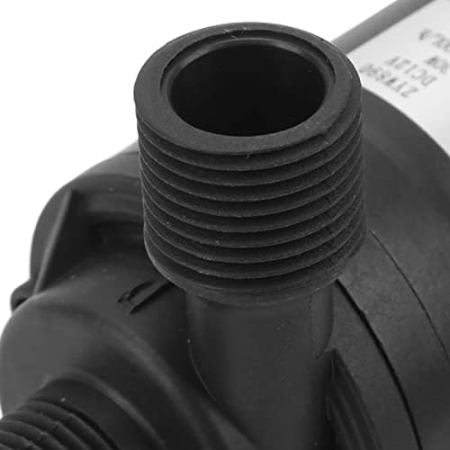 Miniatura 9 de DC12V Mini sin escobillas, bomba de circulación de agua de 12 voltios 30 W 26.2 ft de altura sumergible para estanque acuario peces fuente solar