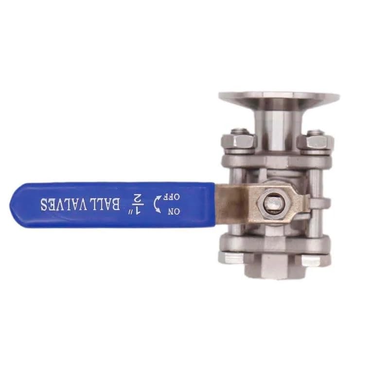 Válvula de bola de acero 1/2" BSP para eliminar fugas en tubos TC 3