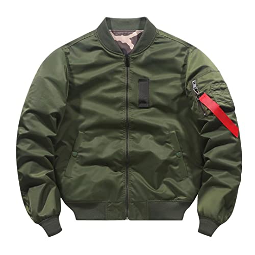 Veste bomber réversible homme camouflage pour changer de style en un clin d'œil S