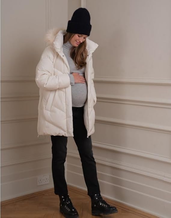 Amazon.co.jp: [セラフィン] ダウンコート マタニティ・ママコート