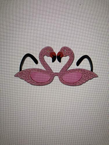 Glittered Flamingo Fanci-Frames Party Accessory (1 Count) (1/pkg) Pkg/3 - //coolthings.us
