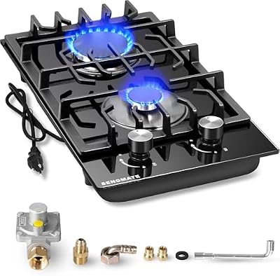 SENGMATE 12 Inch Gas Cooktop