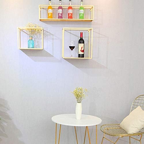 VIDI Wall Storage Rack Simple Wrought Iron Grid Shelf Nordic Hook Hanging