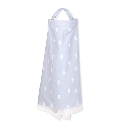 Cubierta multiusos para lactancia materna, capa de lactancia con panel de malla para privacidad y protección solar, toldo y manta, elegante funda de
