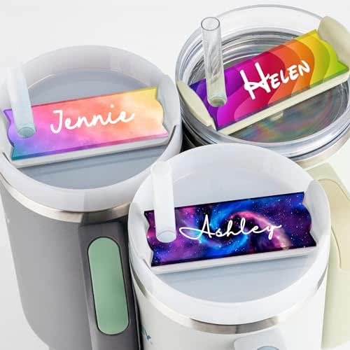Personalized Stanl-y Tumbler Name Plates, Daisy Raised...