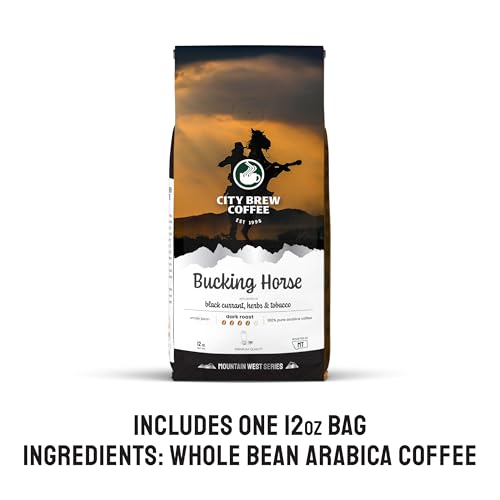 City Brew Bucking Horse Café En Grano Tostado Oscuro 12 oz miniatura 2