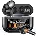ZZU Kabellose Bluetooth Kopfhörer mit Smart Touchscreen, 48 Std. Laufzeit, Bluetooth 5.4 In-Ear Ohrhörer mit ANC & ENC Geräuschunterdrückung, 5 EQ-Modi, HiFi Stereo, IPX7 Wasserdicht Schwarz