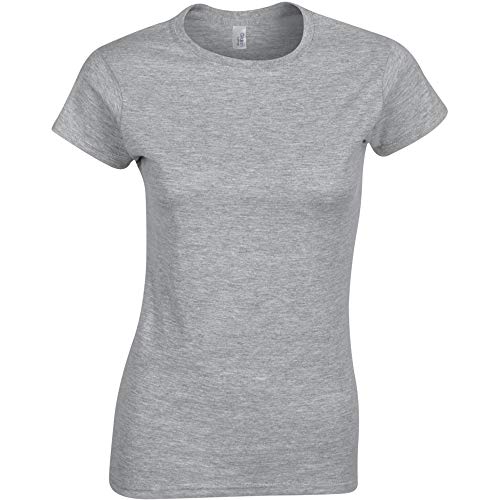 Gildan Ladies Soft Style Short Sleeve T-Shirt (M) (Sport Grey (RS))