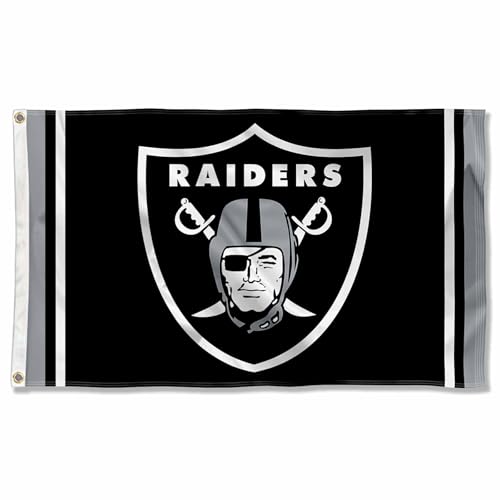 Oakland Raiders Large 3x5 Flag