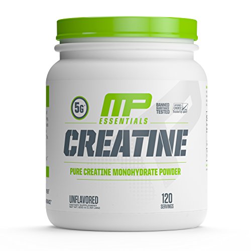 MP Essentials Micronized Creatine, Ultra-Pure 100% Creatine Monohydrate Powder, Muscle-Building, Protein Creatine Powder