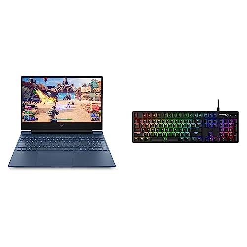 Image of HP Victus Gaming Laptop AMD Ryzen 5 5600H 15.6 inch(39.6 cm) FHD IPS Gaming Laptop & Alloy Origins (Aqua) - US Layout