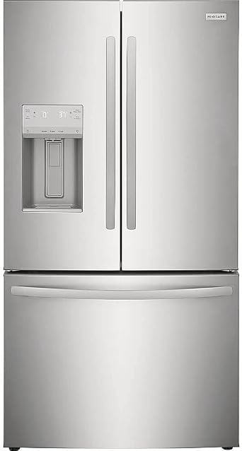 Frigidaire FRFC2323A 36 Inch Wide 22.6 Cu. Ft. French Door Refrigerator with External Ice and Water Dispenser - Stainless Steel
