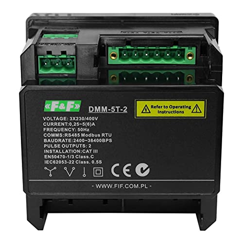 Messgerät für Netzwerkparameter 1-phasig 3-phasig 3x230V / 400V AC DMM-5T-2 Doktorvolt 3028