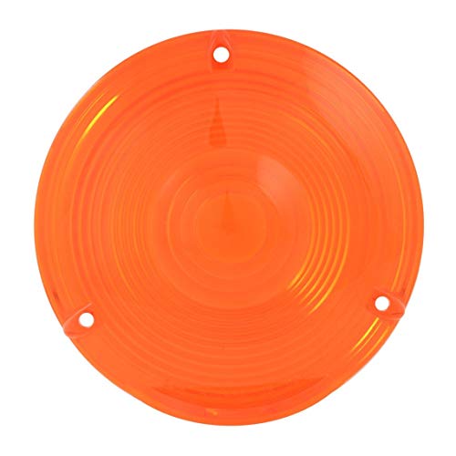 GG Grand General 80301 4 Inches Amber Plastic Lens for Double Face Pedestal Light