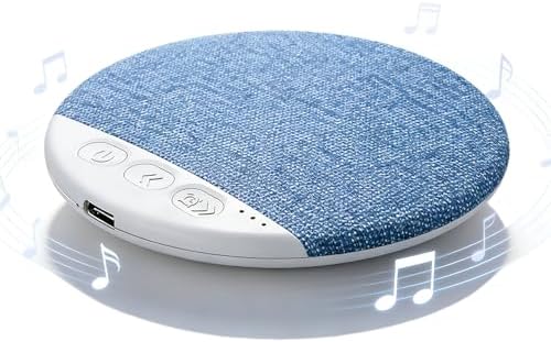 2026 New Bluetooth Pillow Speaker for Sleeping, Ultra-Thin 1.1cm Under Pillow Speaker with White Noise Timer & Bluetooth 5.4, Wireless Sleep Aid with Stereo Bass, Comfortable for Adult Side Sleepers