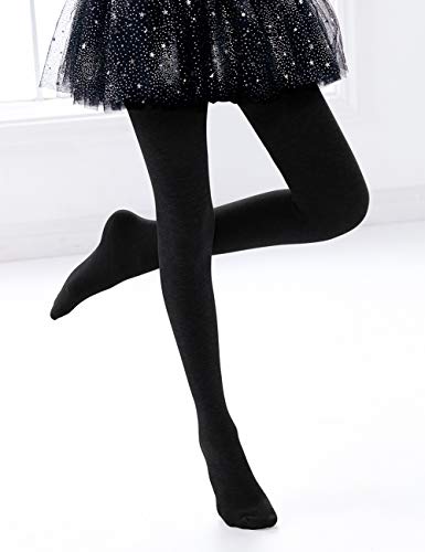 Daydance Girls Dance Tights Knit Cotton Footed Tights for Ballet4