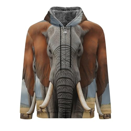 Veste polaire homme contre le froid avec doublure épaisse zippée