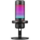 Radiant RGB Lighting with Dynamic Effects: Enhance your experience with the TC320 USB gaming microphone and its stunning RGB light modes! Choose from six solid colors, gradients, breathing effects, and mix-color gradients with just a touch on the mic...