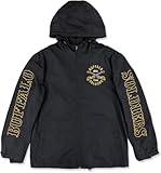Big Boy Buffalo Soldiers S.7 Mens Windbreaker Jacket [Black - 4XL] - ID#41867
