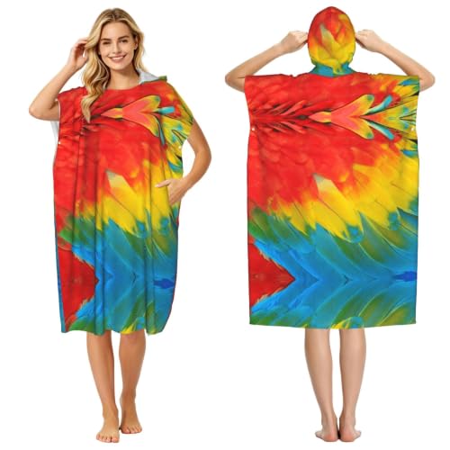 Serviette de plage poncho à capuche de qualité supérieure pour le surf - 2