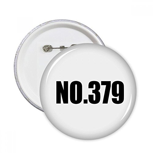 Pins vêtement Lucky Number No.379, un petit cadeau original pour un ami