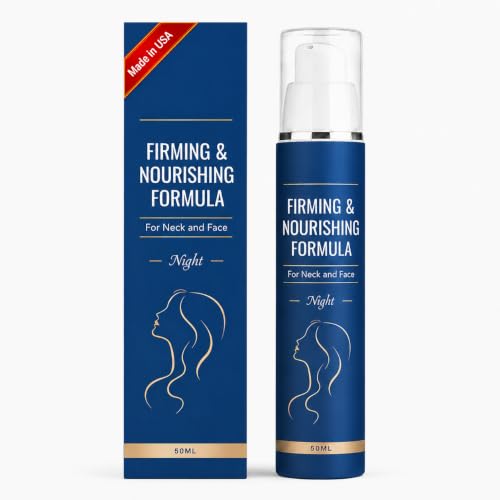 GingLePrune Firm and Restore Night Formula by Chelsea Lab - Firming nourishing face and neck cream with Hyaluronic Acid Shea Butter Aloe Vera deep hydration overnight for all skin types 50ml.