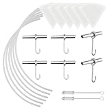 ARGCONNER Maple Syrup Tapping Kit – (6) Stainless Steel Spiles and Hooks, (6) 3-ft Food Grade Tubing, (6) 1-Quart Syrup Pre-Filters, (2) Spile Cleaning Brushes, Upgraded Maple Tree Tapping Kit