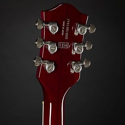 G6119T-ET Players Edition Tennessee Rose Electrotone Hollow Body 6-String Right-Handed Electric Guitar with String-Thru Bigsby, Rosewood Fingerboard (Dark Cherry Stain)
