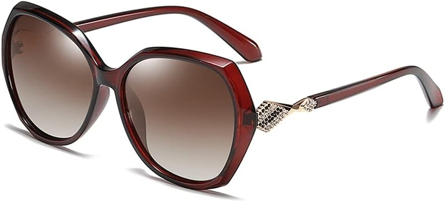 サングラス 女性のためのファッション偏波サングラス大フレームサングラスクラシックファッションレディースシェード 屋外のメガネ Color 予約販売 Brown サングラス 女性のためのファッション偏波サングラス大フレームサングラスクラシックファッションレディースシェード 屋外のメガネ Color 予約販売 Brown