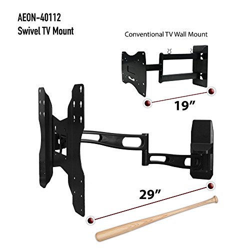 Aeon Stands And Mounts Full Motion Wall Mount With 29-Inch Extension For 32 To 65-Inch Tv #TOP1