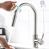 sensor armatur batterie Zwei Wassermodi mit Pull-Down-Sprayer-Küchenarmatur: Strahlmodi und Strahlmodi können alle Aufgaben des täglichen Küchenkochgeschirrs erfüllen.