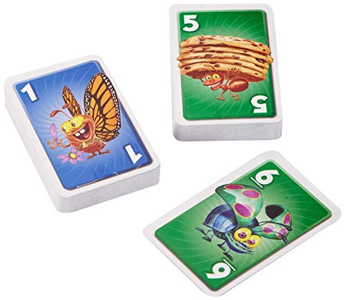 Mattel Games T1882 - Skip-BO Junior Kartenspiel für Kinder, geeignet für 2 - 4 Spieler, Spieldauer ca. 30 Minuten, ab 5 Jahren – Ansicht 2