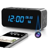Tccbac Hidden Camera Clock 4K WiFi, 3-in-1 Spy Cam with Bluetooth Speaker