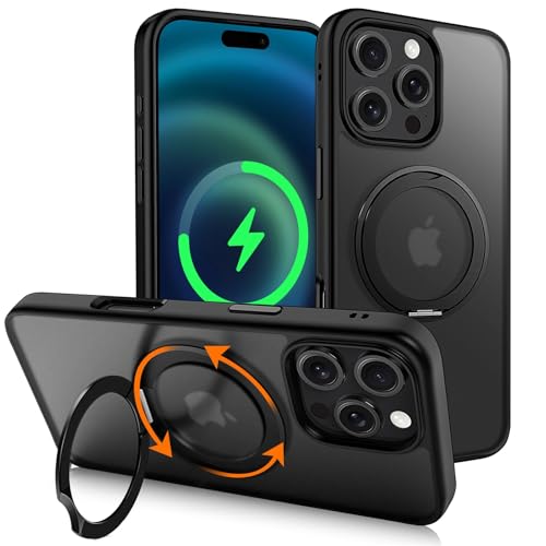 Coque iPhone 16 anti-chute et son anneau de maintien rotatif 360