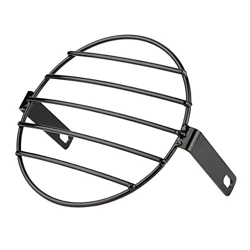 Grill de phare moto 7 pouces Akozon pour éviter la casse du verre de phare avant
