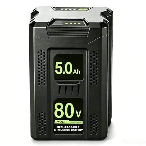 Amityke 1 Pack 80V 5.0Ah Battery Replacement for greenworks pro 80V Battery