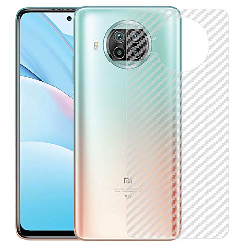 Image of Compatible with Redmi 10T Lite Back Screen Protective Film Carbon Fiber Skin Transparent Screen Guard Sticker