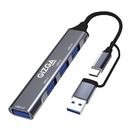 Gizga Essentials 4-in-1 USB C & USB...