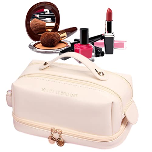 Bolsa de maquiagem - Saco de higiene de viagem de grande capacidade - Organizador de produtos de hig