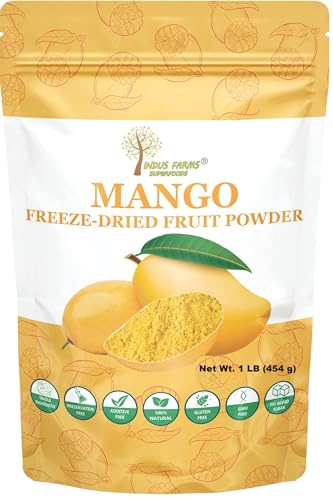 Indus Farms Freeze Dried Mango Powder | 100% Alphonso Mangoes,
