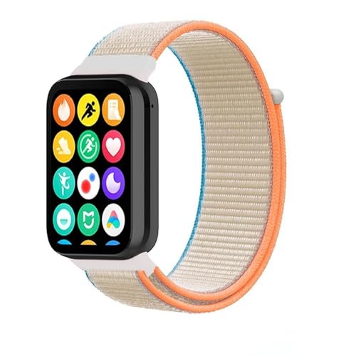 Pulsera compatible con Xiaomi Mi Smart Band 8 Pro / 9 Pro/Redmi Watch 4 / Watch 5, correa de reloj ajustable de nailon suave para mujer y hombre