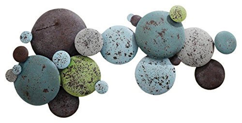 Moe's Home Collection Earth Tone Metal Circles Wall Decor