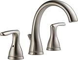 Peerless Widespread Bathroom Faucet Brushed Nickel, Bathroom Faucet 3 Hole, Bathroom Sink Faucet, Drain Assembly, Brushed Nickel P99137LF-BN