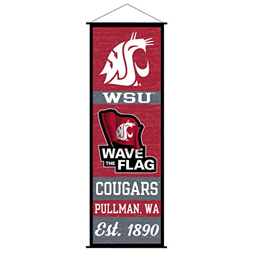 Washington State Cougars Banner and Scroll Sign