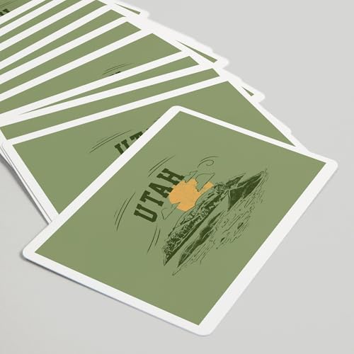 Lantern Press Utah Deck de 52 Cartas Poker miniatura 5