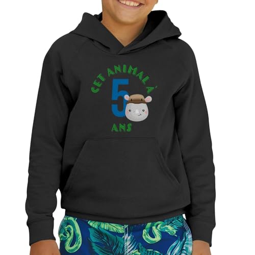 Sweat à capuche enfant 5 ans confortable contre le froid en extérieur - 2